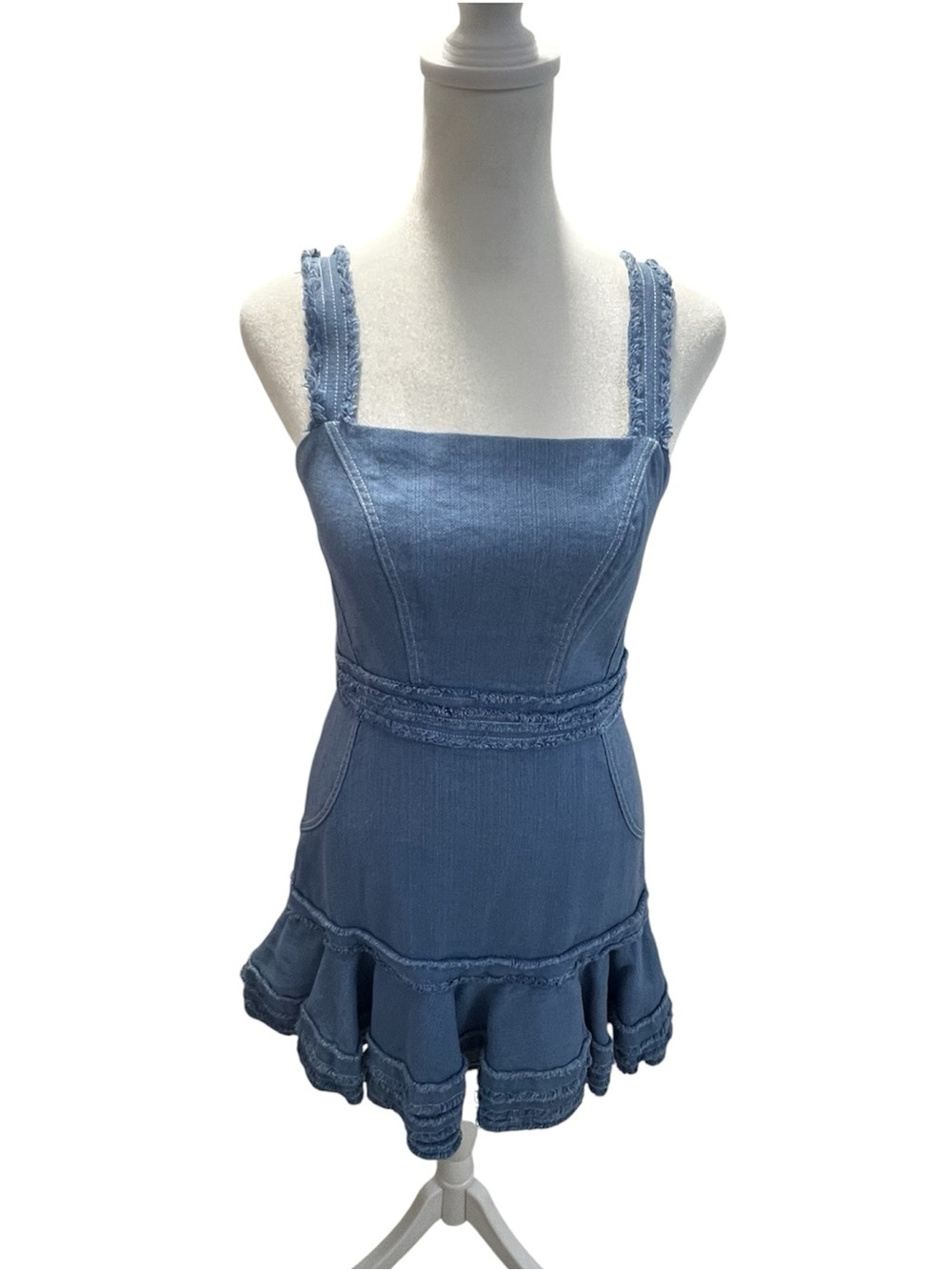 Alexis Judith Ruffled Mini Dress- Size Small - Picture 3 of 9